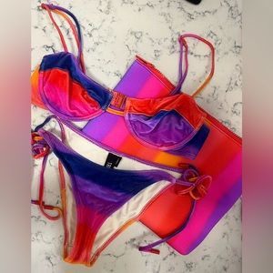 Mala coni bikini set ombré